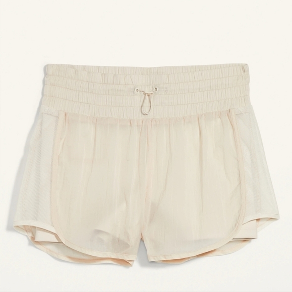 Old Navy High Waisted Wishbone Water Repellent 2 in 1 Run Shorts BNWT 3X - Picture 2 of 14